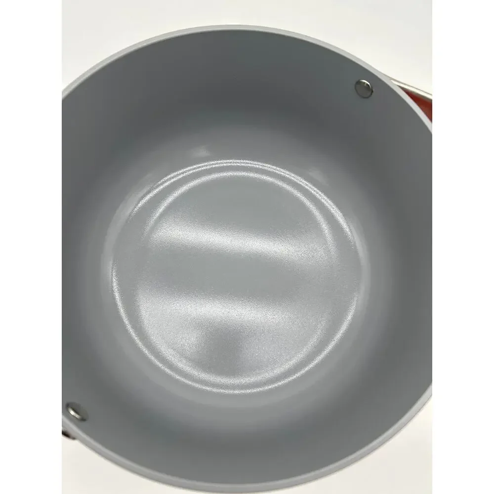 Caraway 6.5 Qt Ceramic Nonstick Dutch Oven Pot ~10” Perracotta w/ Handles